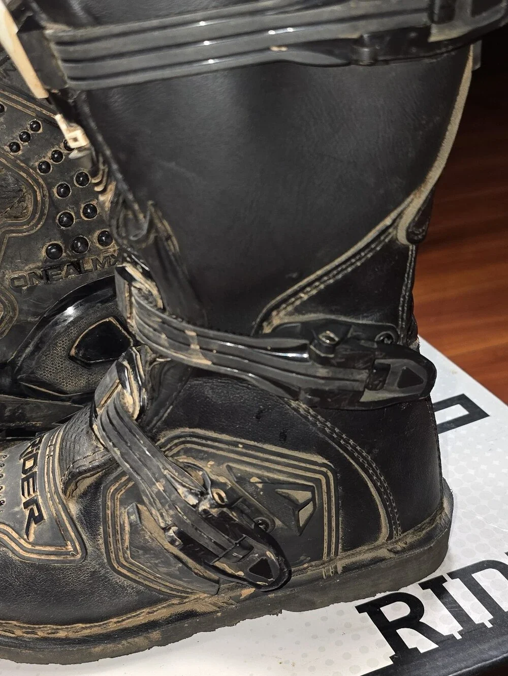 O'Neal Rider Youth Motocross Boots Black Size US/EU 3/35 Off-Road MX